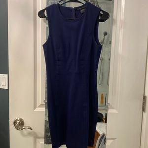 Armani exchange navy blue sleeveless dress